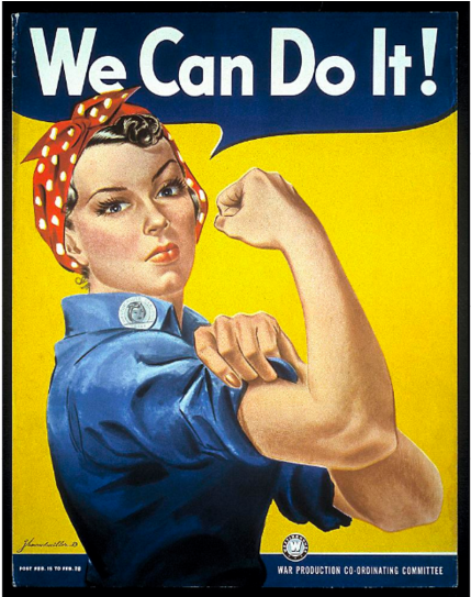 Rosie The Riveter - Norman Rockwell Paintings Woman (800x542), Png Download