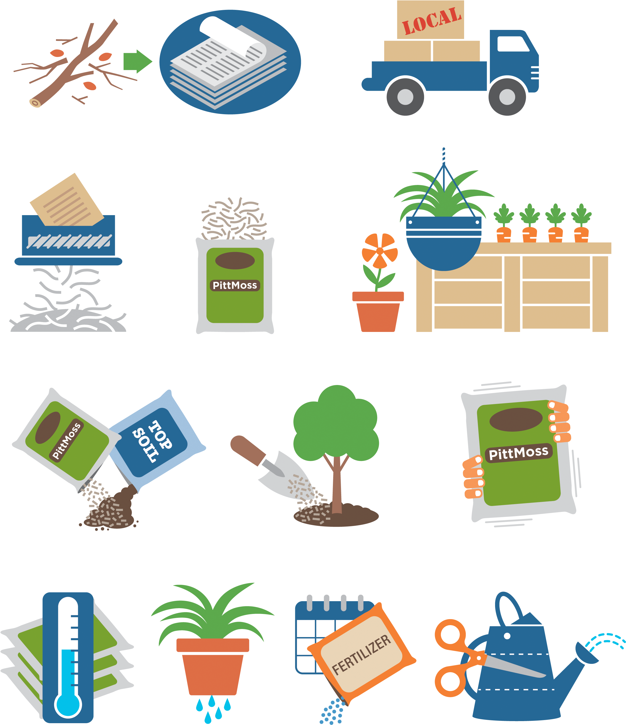 Packaging Icons By Ron Magnes - Cliff Knecht Artist Representative (2550x3300), Png Download