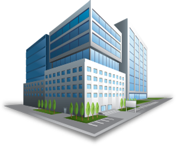 Company Building Png - Office Building Png (600x500), Png Download