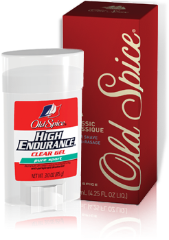 Old Spice High Endurance Clear Gel Anti-perspirant (400x477), Png Download