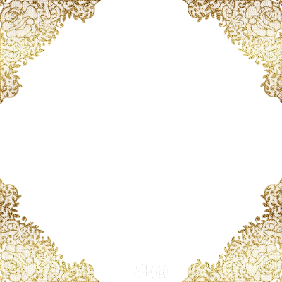 Transparent Lace Gold - Red Lace Frame (400x400), Png Download