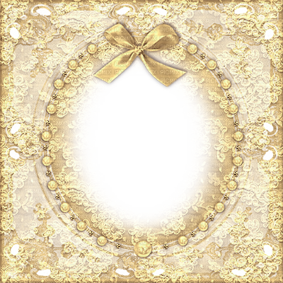 Gold Lace Frame - Picture Frame (400x400), Png Download