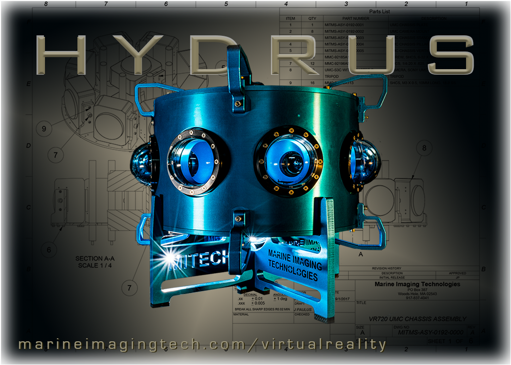 Underwater Virtual Reality - Hydrus Vr (1080x792), Png Download