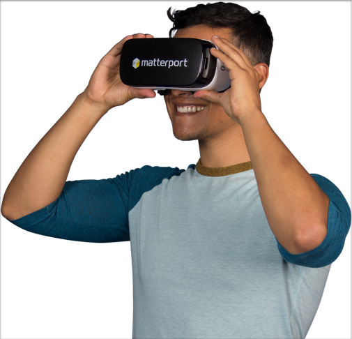 Get Matterport Vr Now Immersive Virtual Reality Experiences - Matterport Vr Headset (505x486), Png Download
