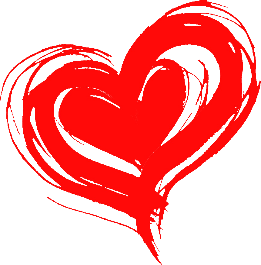 Happy Saint Valentine - Red Heart (861x877), Png Download