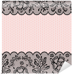 Vintage Lace Frame, Ornamental Flowers - Ng Perfumes Opus Black Eau De Parfum Women 100ml (400x400), Png Download