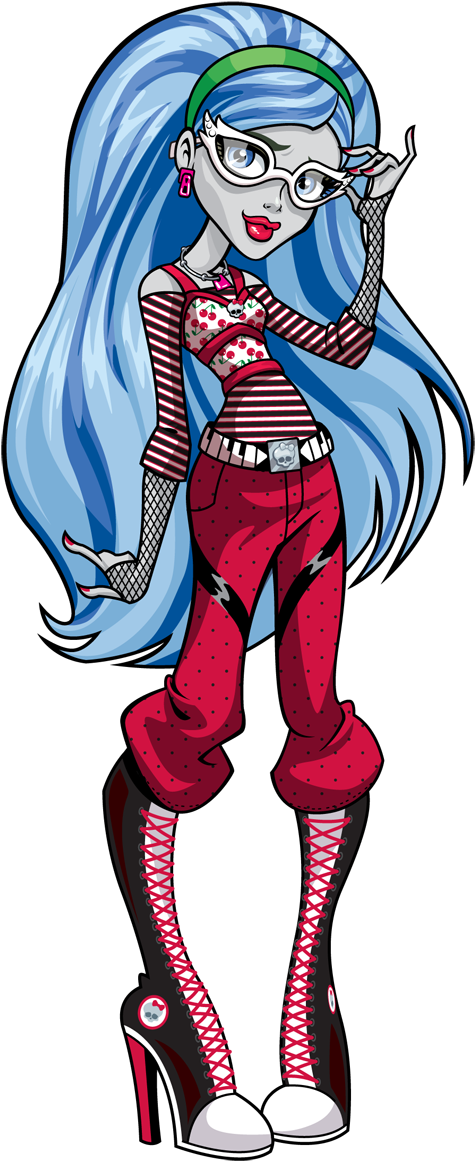 Ghoulia Yelps - Monster High Ghoulia Yelps (500x1171), Png Download