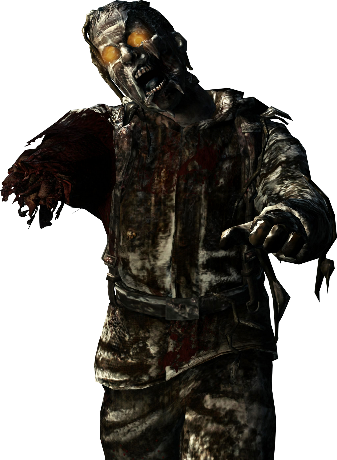 The Gallery For > Zombie Girl Png - Ops Call Of The Dead (1172x1600), Png Download