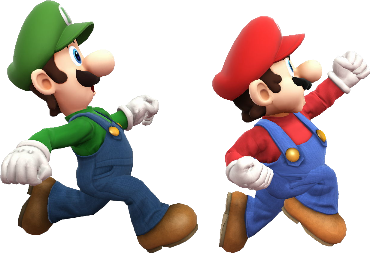 Mario Brothers Jumping - New Super Mario Bros 2 Plush (1267x884), Png Download