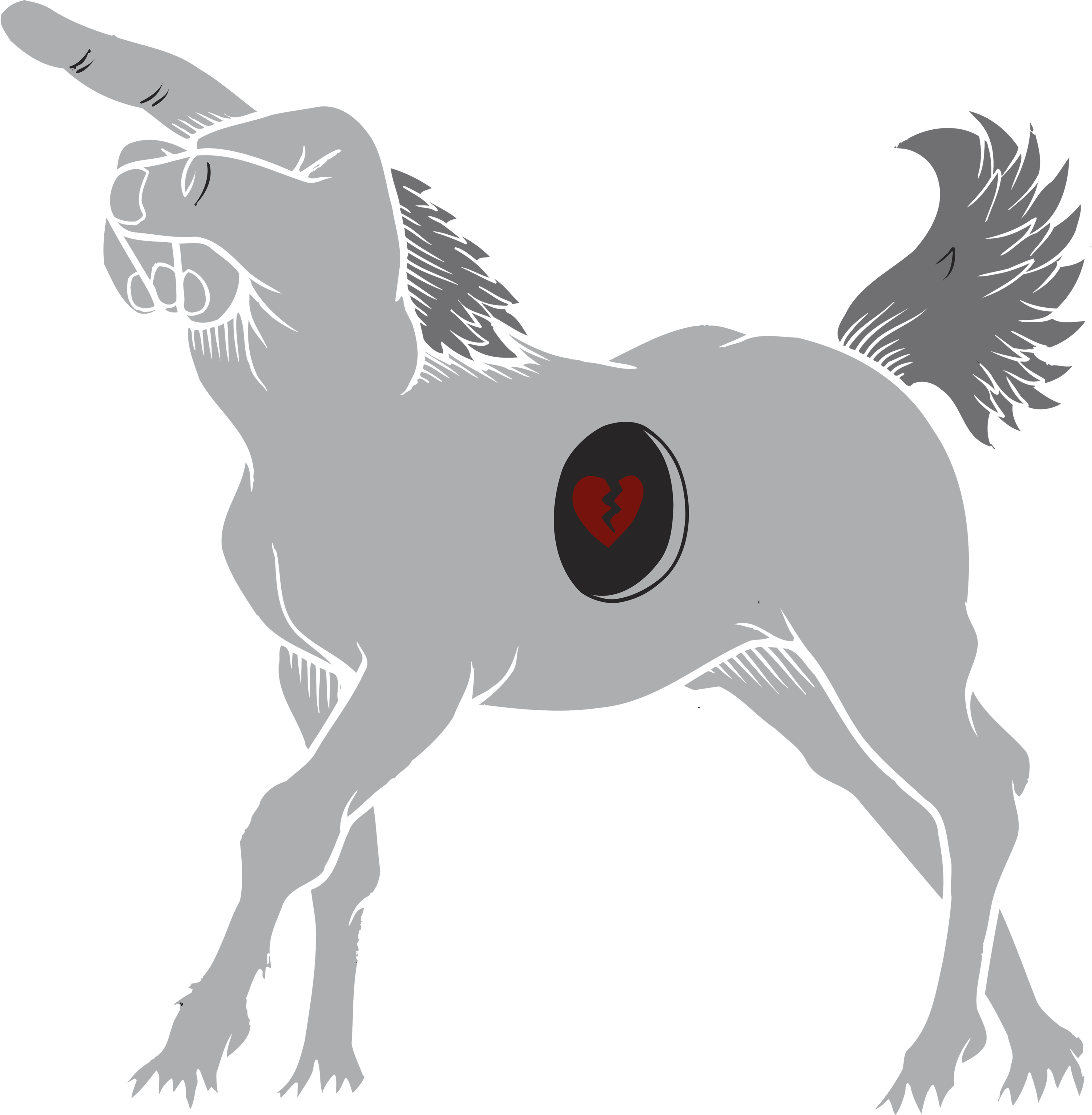 Unicorn Transparent Muscular - Drawing (3600x4320), Png Download