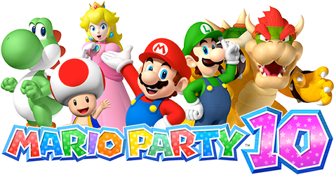 Mario Party - Mario Luigi Peach Daisy Yoshi Toad (475x280), Png Download