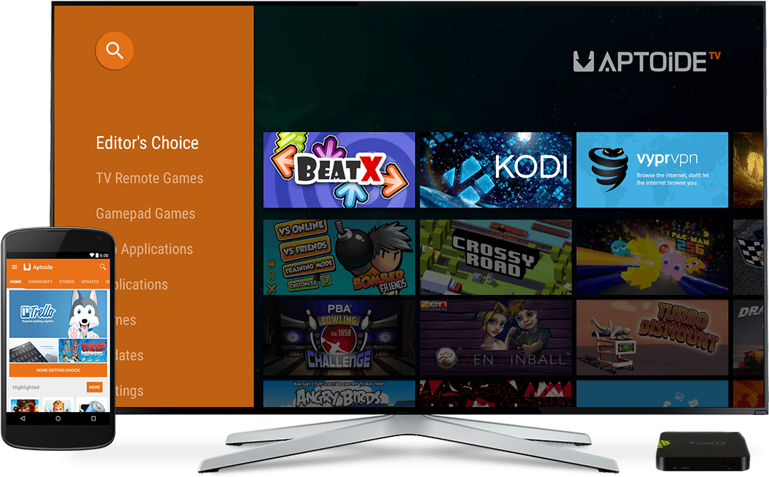 You'll Need An Android Phone Or Tablet Running Android - Aptoide Tv (1123x675), Png Download