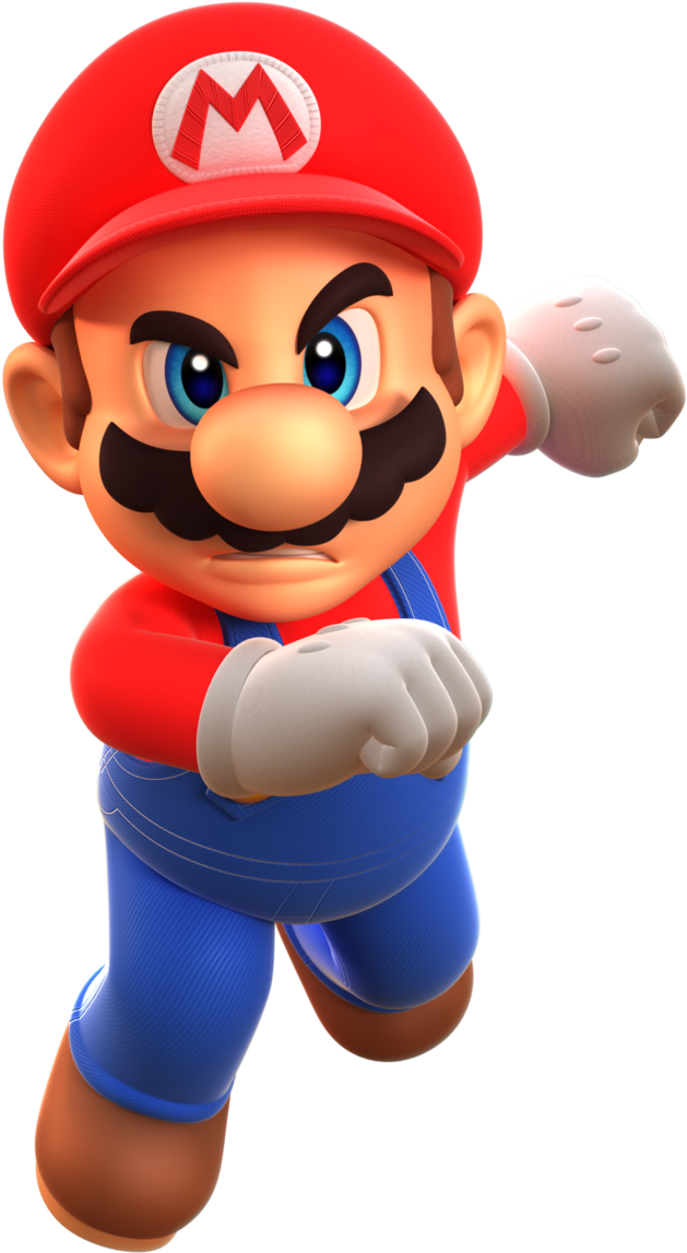 Jpg Black And White Library Forces D Render By Tbsf - Mario Forces Png (671x1191), Png Download