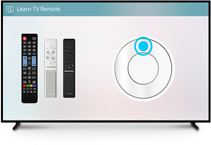 Qled Tv Front View Learn Remote Control - Television (720x386), Png Download