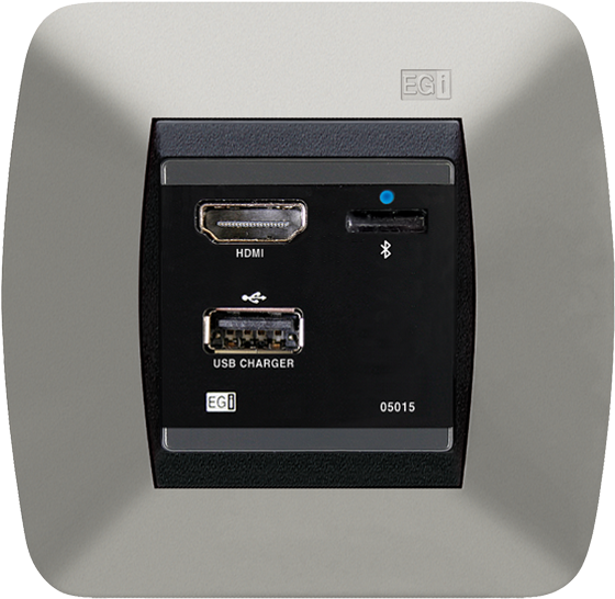 Bluetooth® Receiver With Usb Charger And Hdmi Interface - Hilo Musical Bluetooth (585x650), Png Download