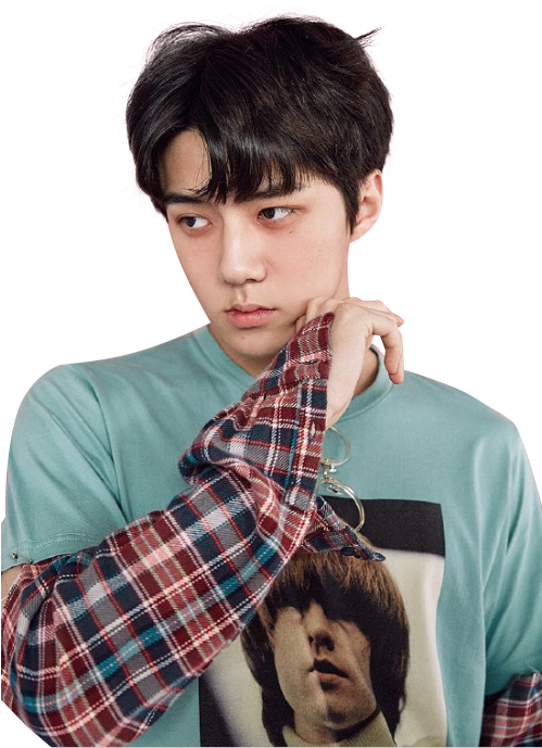 Report Abuse - Exo Sehun Lucky One (499x750), Png Download