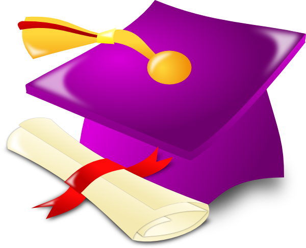 Small - Red Graduation Cap .png (600x487), Png Download