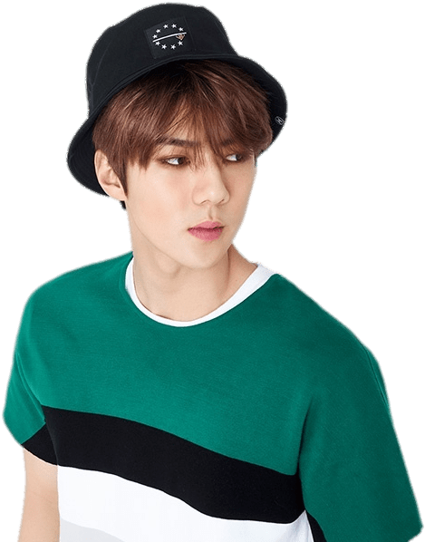Download - Sehun Hat's On 2016 (600x600), Png Download