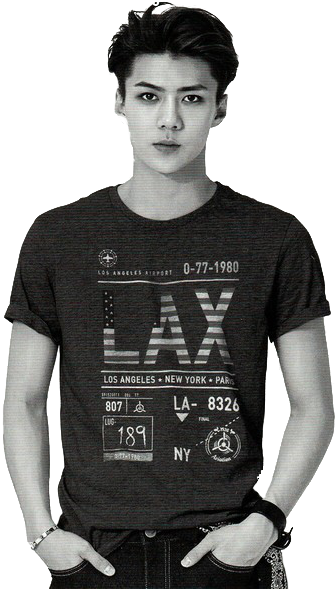 Sehun On Exo- I Kindda Find Him Related To Jackson - Imagenes De Sehun Exo Png (500x607), Png Download