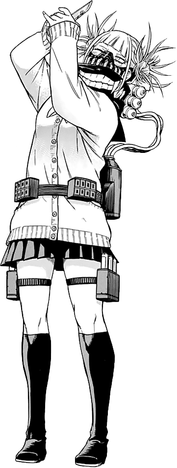 Himiko Toga Villain Costume - My Hero Academia Boku No Hero Akademia Himiko Toga (361x952), Png Download