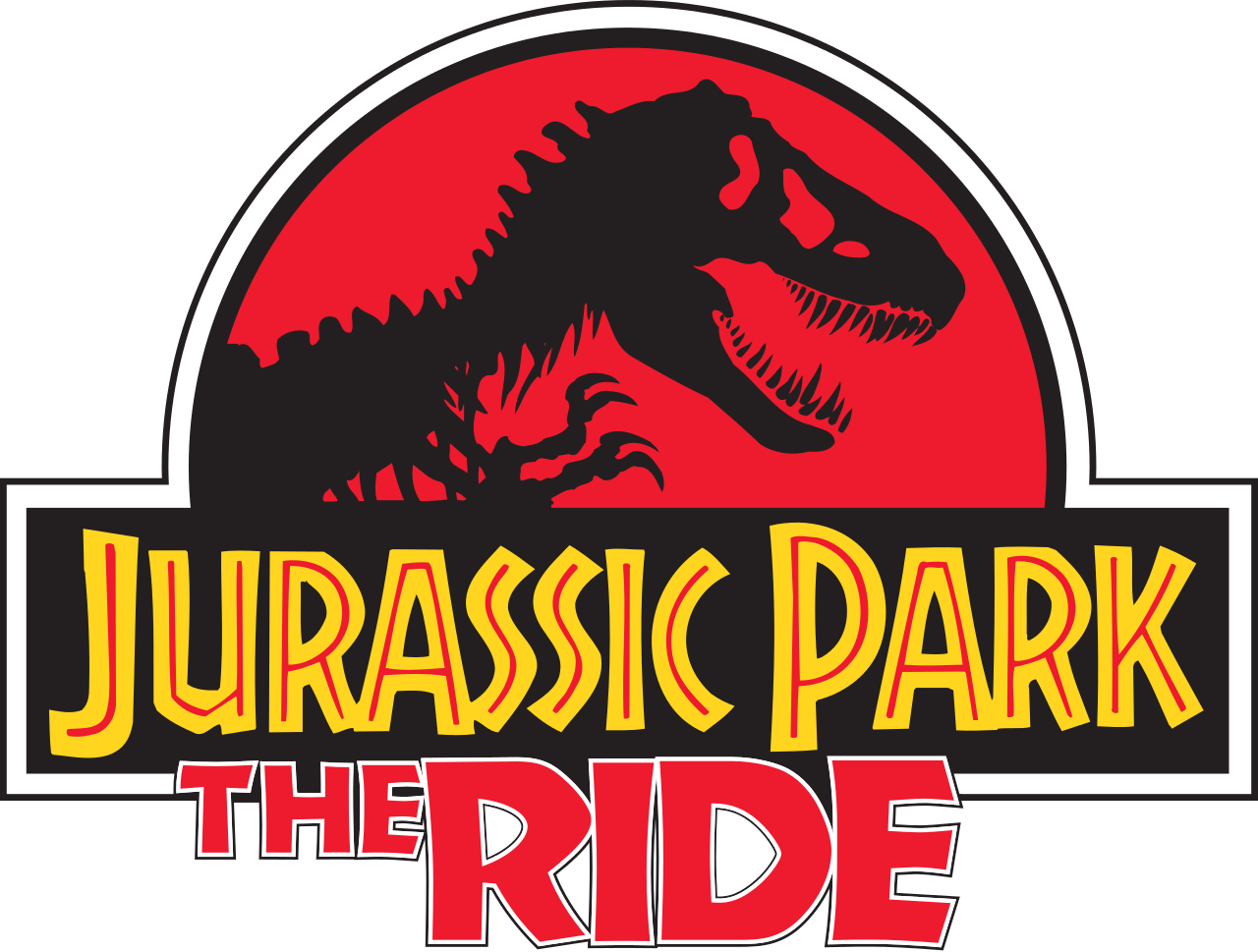 Jurassic Park The Ride Logo (1015x768), Png Download