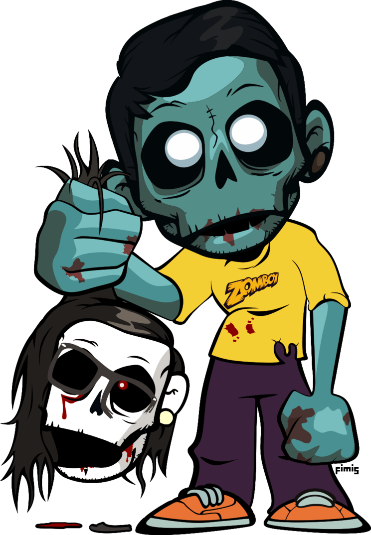 Zomboy Vs Skrillex By Fimis-d65pzoe - Zomboy Vs Skrillex (744x1074), Png Download