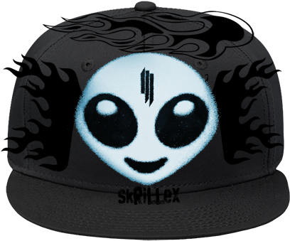 Snap Back Flat Bill Hat - Skrillex Recess (450x450), Png Download