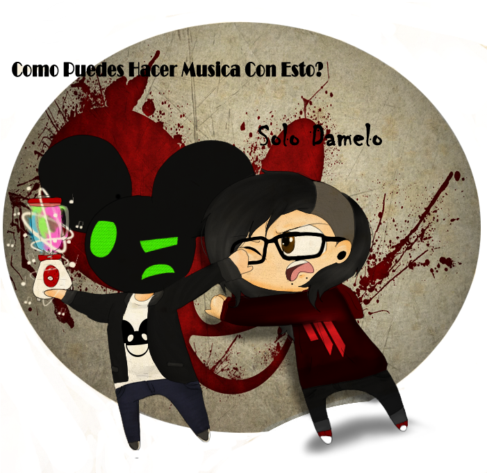 Deadmau5 Drawing Anime - Skrillex (700x700), Png Download