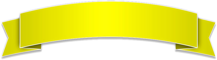 Yellow Banner Free Png Image - Circle (850x242), Png Download