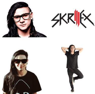 Skrillex - Brotees Skrillex Logo Fan T-shirt Men's White (400x400), Png Download