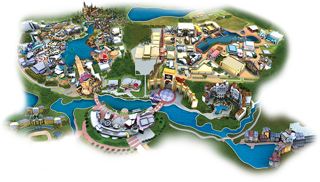 Universal Orlando - Universal Studios Hogsmeade Map (643x366), Png Download