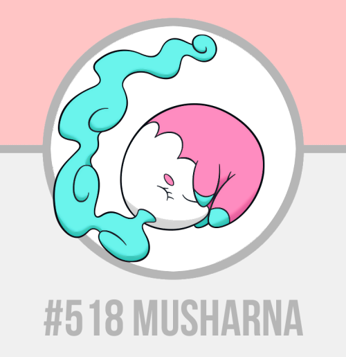 Alternate Shiny For Musharna - Circle (500x515), Png Download