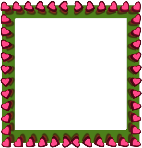 Graphic Library Library Square Borders - Green And Pink Borders (480x480), Png Download