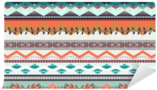 Ethnic Boho Seamless Pattern - Vinyl Wall Mural (400x400), Png Download