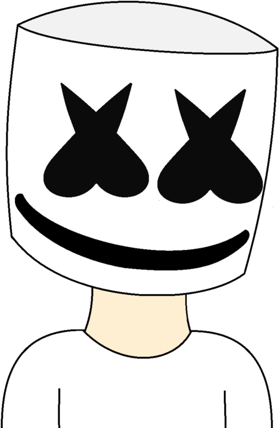 Marshmello By Djir - Marshmello Cartoon Png (867x922), Png Download