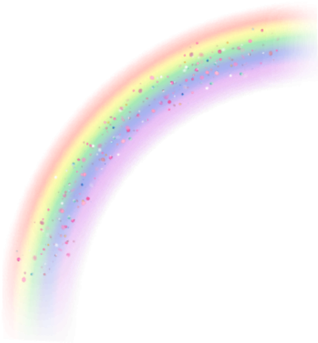 Fresh Transparent Background Png Online Наклейка Луч - Arco Iris Tumblr Png (369x375), Png Download