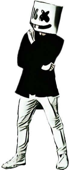Marshmello Freetoedit - Picsart Photo Studio (240x558), Png Download