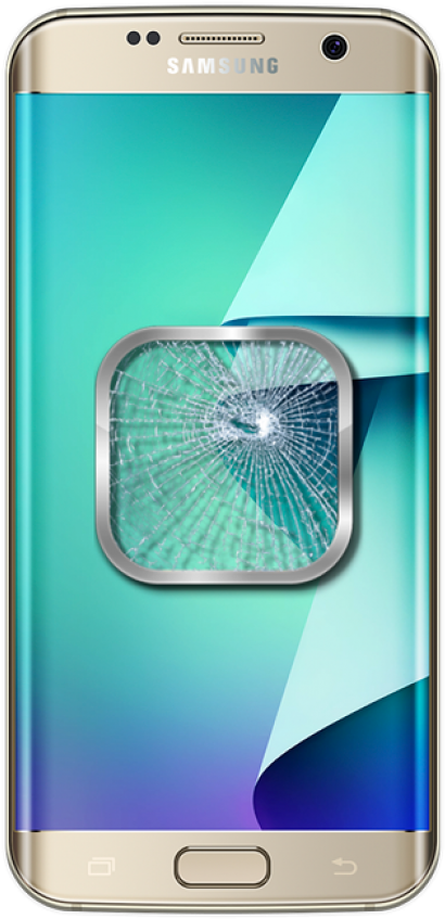 Repair/galaxy S7 Edge Glass Screen Lcd Gold Platinum - Samsung Galaxy S7 Edge (760x880), Png Download