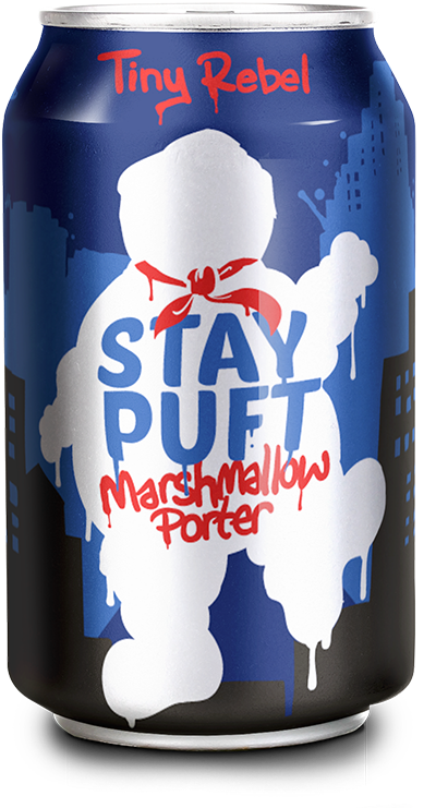 Stay Puft - Marshmallow Porter - Tiny Rebel Stay Puft (600x796), Png Download