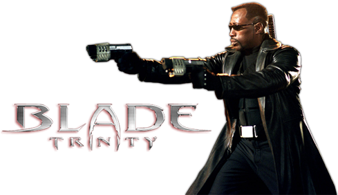 Blade Trinity Logo - Blade Trinity Transparent (500x281), Png Download