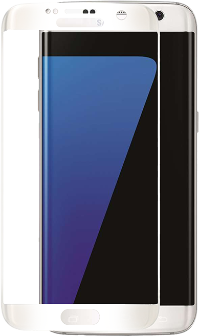 White 3d Edge To Edge Galaxy S7 Edge - Samsung Galaxy S7 Edge Sm-g935f 32gb 4g Wit (800x800), Png Download