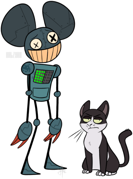 Deadmau5 Cartoon Sign Me The Fuck Up - 5 Years Of Mau5 (500x625), Png Download