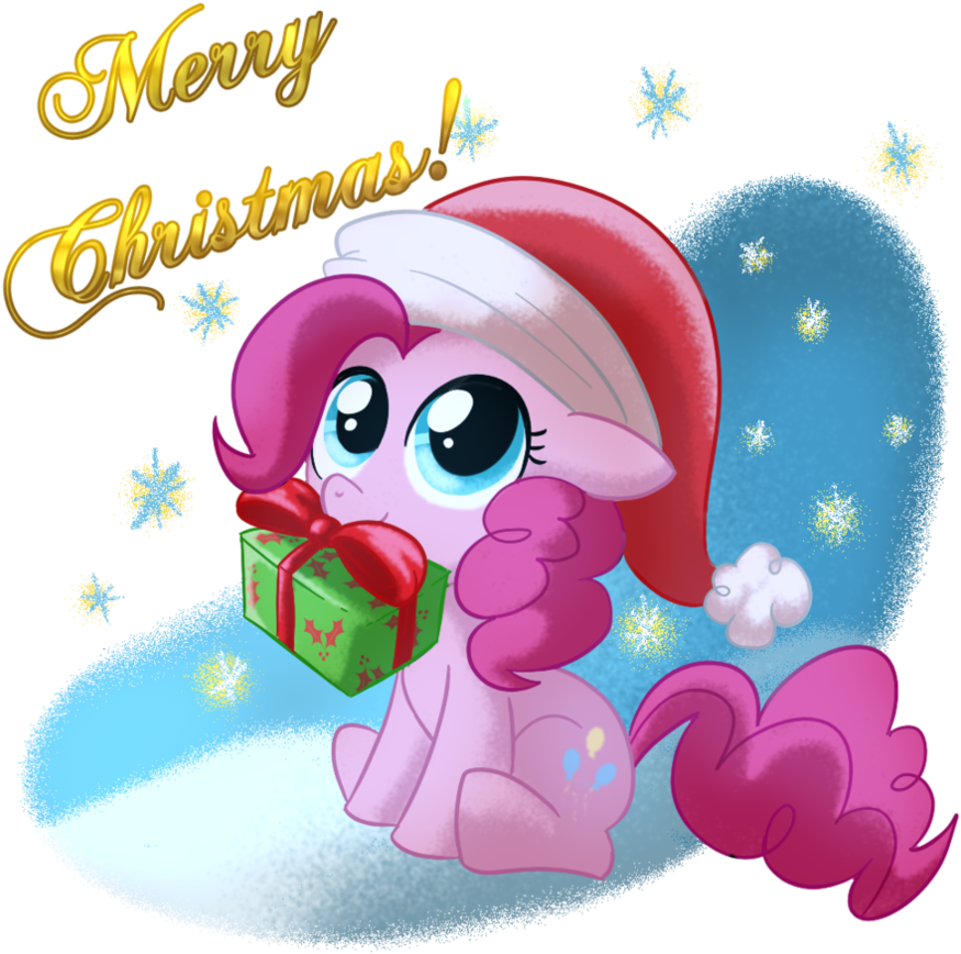 My Little Pony Clipart Christmas - Pinkie Pie Santa Mlp (894x894), Png Download