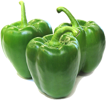 Green Pepper - Sweet And Chili Peppers (600x600), Png Download