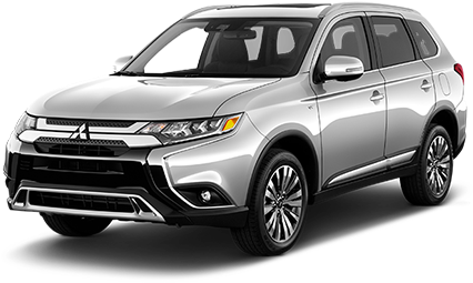 Alloy Silver Metallic 2019 Mitsubishi Outlander Exterior - 2018 Mitsubishi Outlander Phev Png (650x330), Png Download