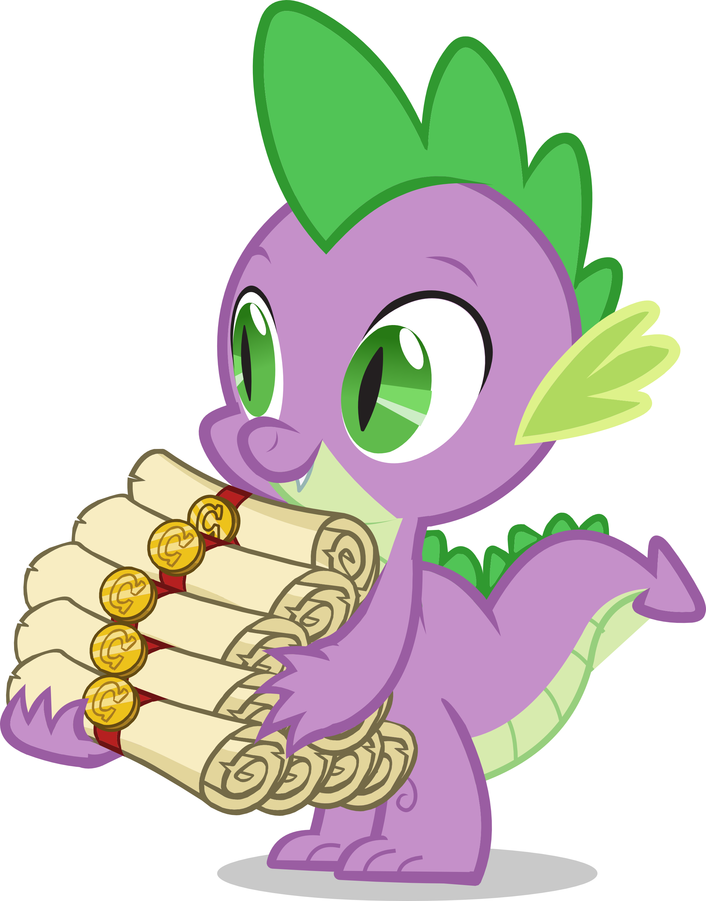 Dtd Spike - Pony Friendship Is Magic Spike (2256x2880), Png Download