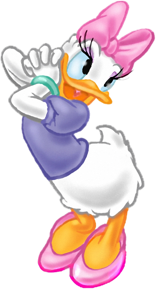 Baby Daisy Duck Png - Daisy Duck Png (540x1002), Png Download