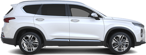 New Generation Santa Fe - Hyundai Santa Fe (625x245), Png Download