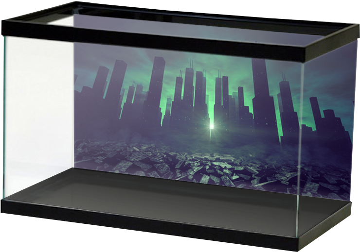 Destroyedcity1 (800x800), Png Download