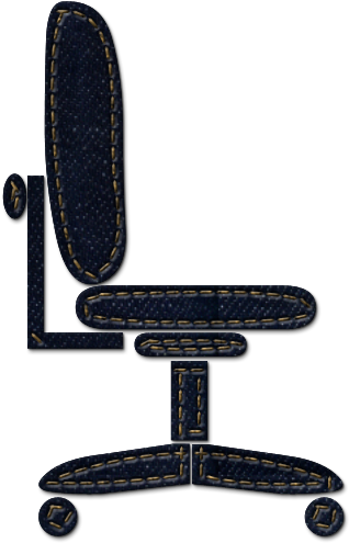 Clipart Black And White Stock Chair Clipart Office - Office Chair Clipart (600x600), Png Download